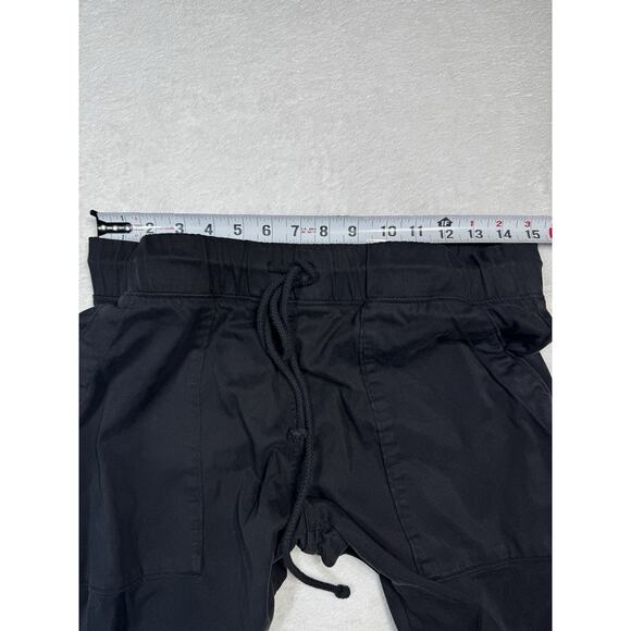 ella Dahl Jogger Pants Black Size M Soft Utility Tencel Blend Coastal Casual - Picture 5 of 8